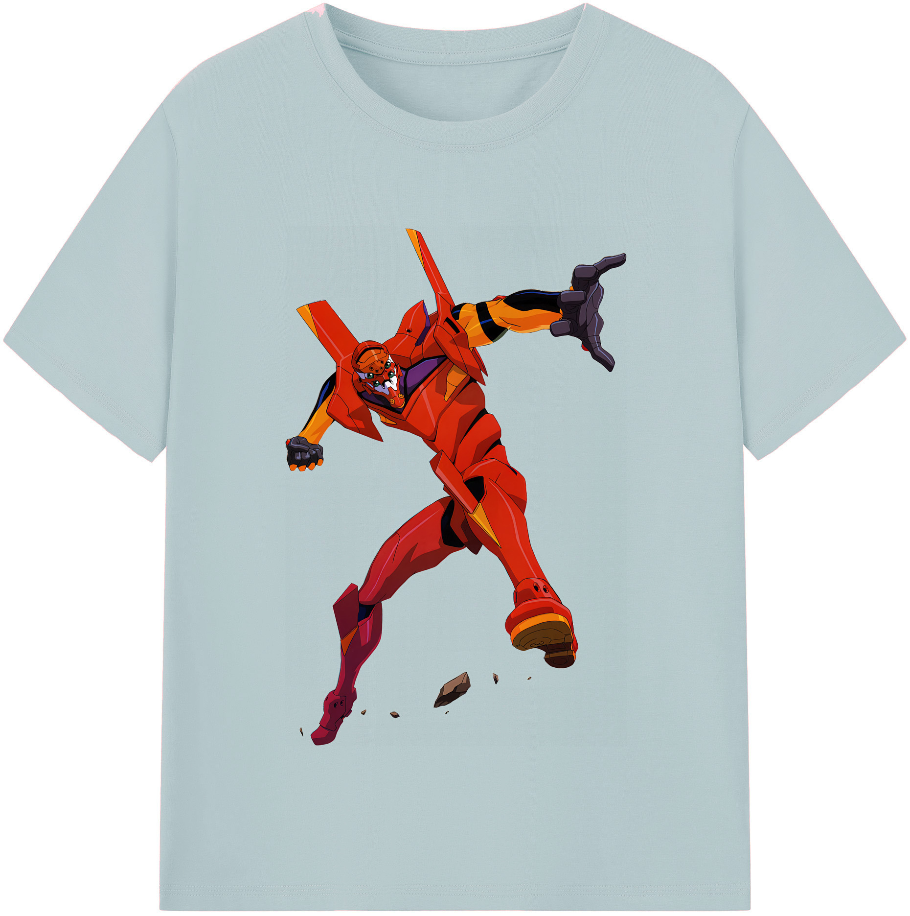 （画像用） EVA 新世紀エヴァンゲリオン 綿100％半袖Tシャツ（フロントプリント）